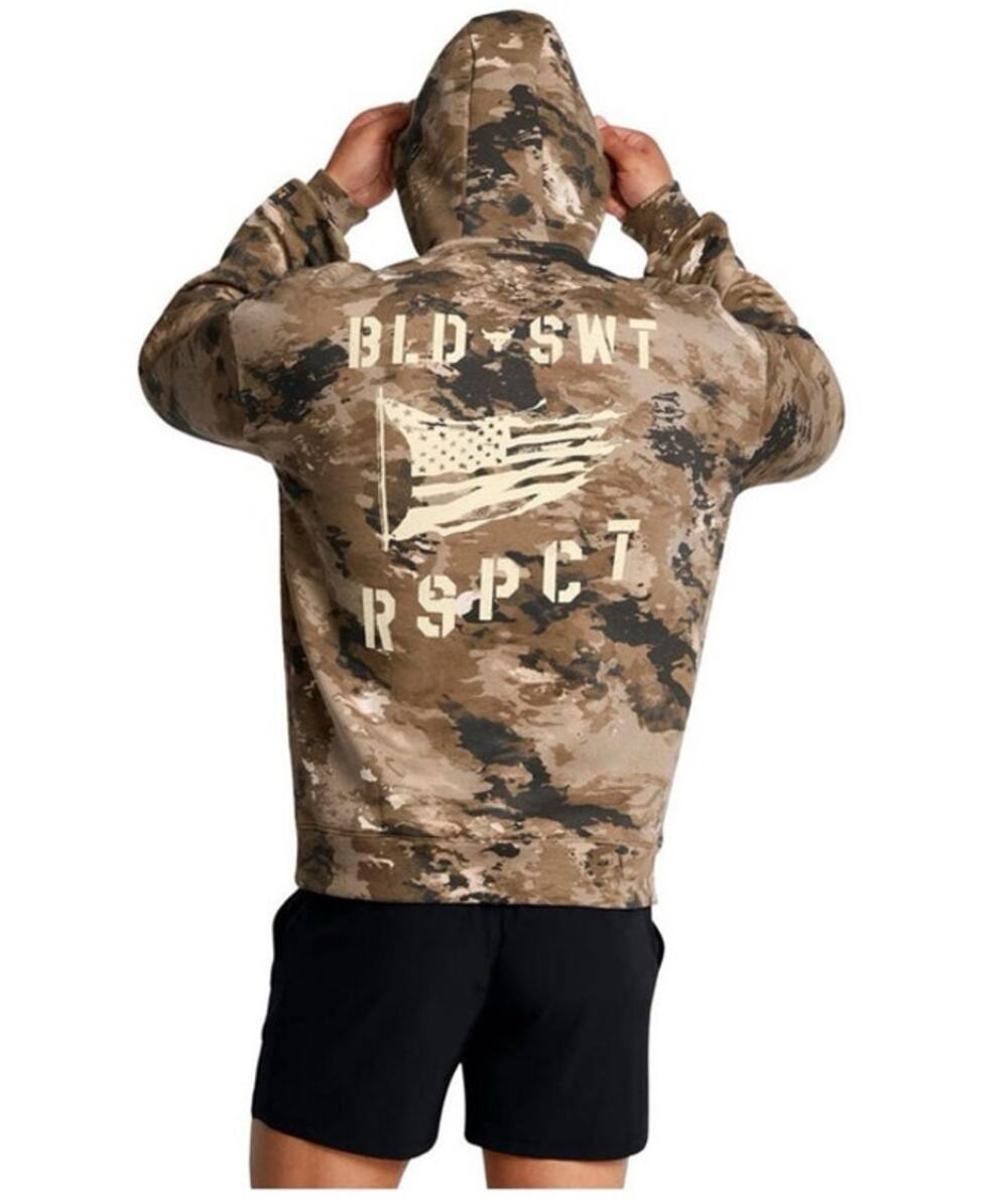 Under Armour Mens Camo Graphic Loose Fit Hoodie Sweatshirt Athleisure Size S